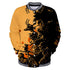 Halloween Costumes Streetwear Hoodie Men Hip Hooded 3D Print Party Long Sleeve Coat Top - menochic
